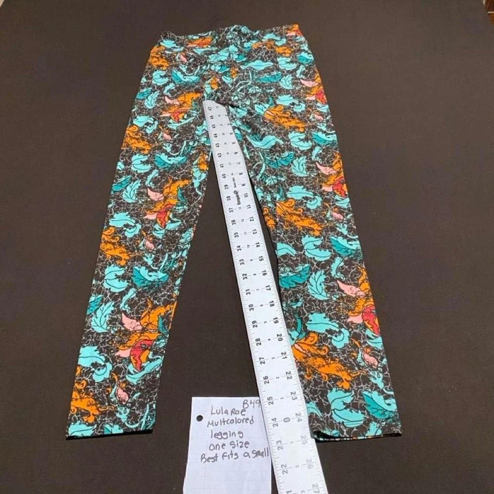 LulaRoe leggings multicolor legging one size best fits à teen (14-16). SKU-B495